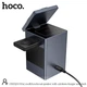 Зарядка Qi HOCO Way multifunctional speaker with wireless charger and clock DWQ04 |BT5.3, 15 W Max| Black - зображення 1