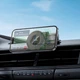 Автомобільний тримач Hoco H86 Dragon manual suction cup magnetic holder Black - изображение 9