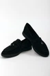 Лоферы женские Fashion черные с металлическим декором 347158_40 (25 см) - изображение 7