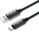 Дата кабель Acefast C19-04 USB to Type-C 3A (1.2m) Black - зображення 3