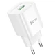 Сетевое зарядное устройство Hoco C145A Charm QC3.0 18W (1USB-A) White - изображение 4