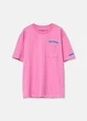 Женская футболка Chrome Hearts T-Shirt SCROLL TEE - PINK/BLUE Размер M Розовый - изображение 1
