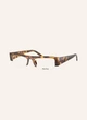 Солнцезащитные очки MIU MIU Sunglasses MUB07S с прозрачной линзой Леопардовые - изображение 1
