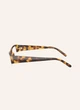 Солнцезащитные очки MIU MIU Sunglasses MUB07S с прозрачной линзой Леопардовые - изображение 3
