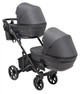 Коляска 2 в 1 для двійні Bair Kiwi DUO Soft BKD-219-1 графіт - зображення 4