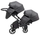 Коляска 2 в 1 для двійні Bair Kiwi DUO Soft BKD-219-1 графіт - зображення 8