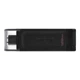 Флеш-накопичувач USB3.2 128GB Type-C Kingston DataTraveler 70 Black (DT70/128GB) - зображення 1