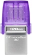 Флеш-накопичувач USB3.2 128GB Type-C Kingston DataTraveler microDuo 3C (DTDUO3CG3/128GB) - изображение 2