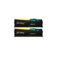 Модуль пам'яті для комп'ютера Kingston Fury (ex.HyperX) DDR5 16GB (2x8GB) 6000 MHz FURY Beast RGB (KF560C36BBEAK2-16) - зображення 1