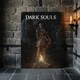 Интерьерная картина Тёмные души, Dark Souls, рыцарь, декор в комнату геймера, 42×30 см (id1547) - изображение 1
