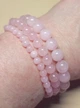 Сет браслетов из розового кварца. 299. - изображение 2