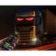 LED-матриця «Очі диявола» 348х102 мм — світлодіодна панель на скло автомобіля з Bluetooth-керуванням, анімація, кольорові ефекти, - зображення 3
