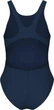 Купальник для дівчат Arena Team Swimsuit Swim Tech Solid хлоростійкий,128 см Темно-синій (004764-750-128) - зображення 4