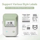 Термопринтер для друку етикеток NIIMBOT B1 + етикетки T50*30 у комплекті (Light Green) - зображення 2