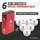 Мячи для настольного тенниса Joola Prime 40+ ITTF 6 шт White (1073-930814) - изображение 3