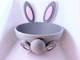 Миска Кролик Для Конфет Easter Bunny Candy Bowl Серый 15 См 3Д Печать - изображение 4