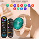 Смарт-годинник жіночий Smart Watch з дзвінками 1.27" тонкий корпус, 2 ремінці, IP68 - зображення 5