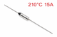 Термопредохранитель 210°C 15А250V RY01 (пр40189) - изображение 1