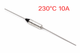 Термопредохранитель 230°C 10А250V RY01 (пр40199) - изображение 1