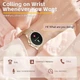 Смарт часы женские Smart Watch с элегантным дизайном, AMOLED 1.27", звонки, фитнес и контроль здоровья, Android/iOS - изображение 5