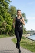Спортивна майка жіноча RUN Apmi • Оверсайз • Світловідбивна • чорний S-M - зображення 2