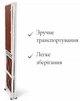 Складной стеллаж на колесах 5 полок металлический органайзер для дома, кухни и офиса - изображение 3