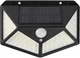Уличный автономный светильник настенный фонарь с датчиком движения 100 LED Фонарь аккумуляторный с солнечной панелью для улицы охранного и декоративного освещения Черный - изображение 13