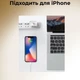 Кабель Lightning – Type-C PD 20W 1 м швидка зарядка для iPhone 14/13/12, кабель USB-C to Lightning для Apple - зображення 3