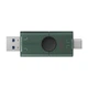 Флэш-накопитель Kingston DataTraveler Duo Green 128GB USB-A USB-C USB 3.2 OTG для смартфона ноутбука ПК (DTDEG2/128GB) - изображение 3