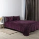 Покривало ТЕП "VELOUR"Бордо /Ромб круглий, 220x240 - зображення 3