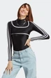 Жіночий лонгслів 2в1 Long Sleeve чорне боді в обтяжку нейлон Розмір L - изображение 4