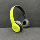 Бездротові Bluetooth навушники з мікрофоном Usams Wireless P47-BT5 складні, повнорозмірні MP3, FM, microSD Green - зображення 6