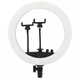 Кольцевая светодиодная лампа Ring Light SY-360 36см с двумя держателями телефона, пультом управления, сумкой + штатив 2м - изображение 3