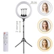 Набор блогера 5 в 1 Кольцевая лампа Ring Light LS360 36см со штативом 2м, микрофон петличка, селфи-палка с пультом Bluetooth, наушники - изображение 8