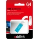 Флешка addlink 64 GB U12 USB 2.0 Blue (ad64GBU12A2) - изображение 2