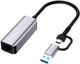 Wi-Fi адаптер ColorWay USB-A/USB-C 3.0 - RJ45 Gigabit Ethernet (CW-AD-CRG) - зображення 2