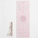 Коврик для йоги и фитнеса каучуковый Lita Asana Pink PU/rubber Yoga mat розовый 183х68х0,5 см - изображение 1
