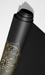 Коврик для йоги и фитнеса каучуковый Lita Asana Black PU/coconut/rubber Yoga mat черный 183х68х0,5 см - изображение 3