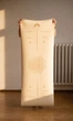 Коврик для йоги и фитнеса каучуковый Lita Asana White PU/coconut/rubber Yoga mat белый 183х68х0,5 см - изображение 4