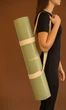 Премиальный коврик для йоги каучуковый Lita Asana Green Tea PU/coconut/rubber Yoga mat оливковый 183х68х0,5 см - изображение 10