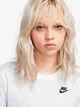 Футболка хлопковая женская Nike Sportswear Club Essentials DX7902-100 XS Белая (196153999084) - изображение 8