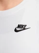 Футболка хлопковая женская Nike Sportswear Club Essentials DX7902-100 XS Белая (196153999084) - изображение 9