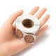 Декоративний Скотч, Світло-коричневий, 25мм, 500шт/котушка - зображення 4