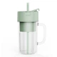 Чашка блендер A-Plus Juicer 420 ml склянка для смузі з трубочкою, зарядка від USB Зелений - зображення 2