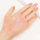Бісер Японський MIYUKI Delica DB0245 11/0, Cotton Candy Pink Ceylon, 2000шт/10г - зображення 2
