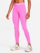 Спортивные леггинсы для фитнеса высокие женские Nike Pro 365 CZ9779-675 S Playful Pink/White (0196974982883) - изображение 5