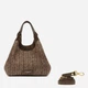 Сумка крос-боді через плече жіноча середня Gianni Chiarini BS-12339/COMM-PGLSPG-13840 Коричнева (800070352654) - зображення 5