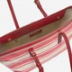 Torebka shopper damska materiałowa Furla WB02007BX43534028S1007 Czerwona (800070358034) - obraz 3