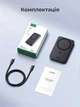 Магнитный Magsafe Павербанк Ugreen PB560 5000 mAh 15W с беспроводной магнитной зарядкой для iPhone17/16/15/15 Pro/15 Pro Max, iPhone 14/13/12 Series, Black - изображение 5