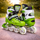 Дитячі ролики Scale Sports Green LF 905 зелені регульований розмір 38-42 - зображення 1